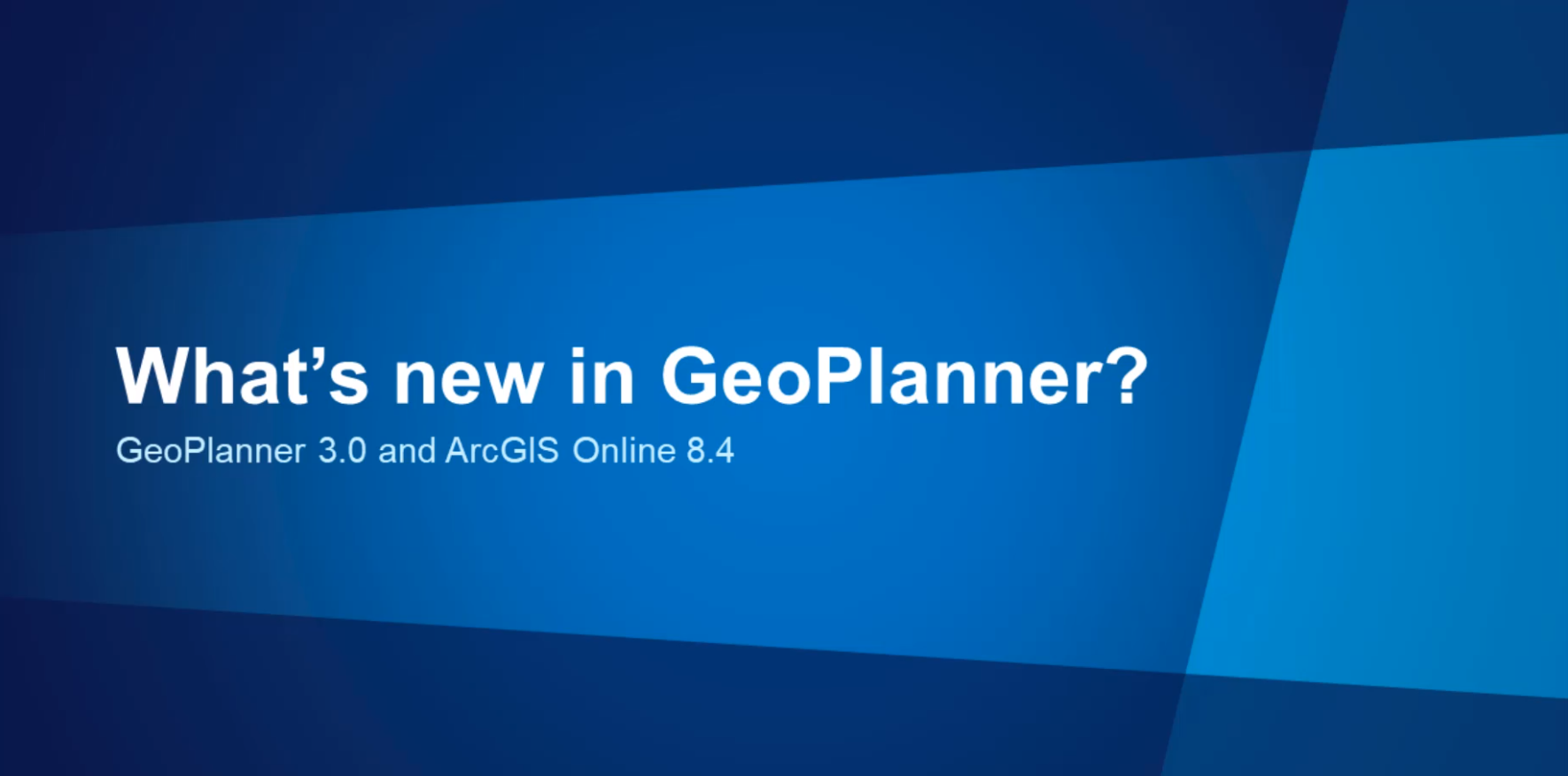 Neuerungen in GeoPlanner 3.3 – In der Esri Community ansehen