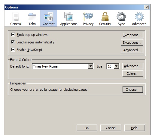 Konfigurieren der Anzeigesprache für ArcGIS Web Adaptor in Firefox